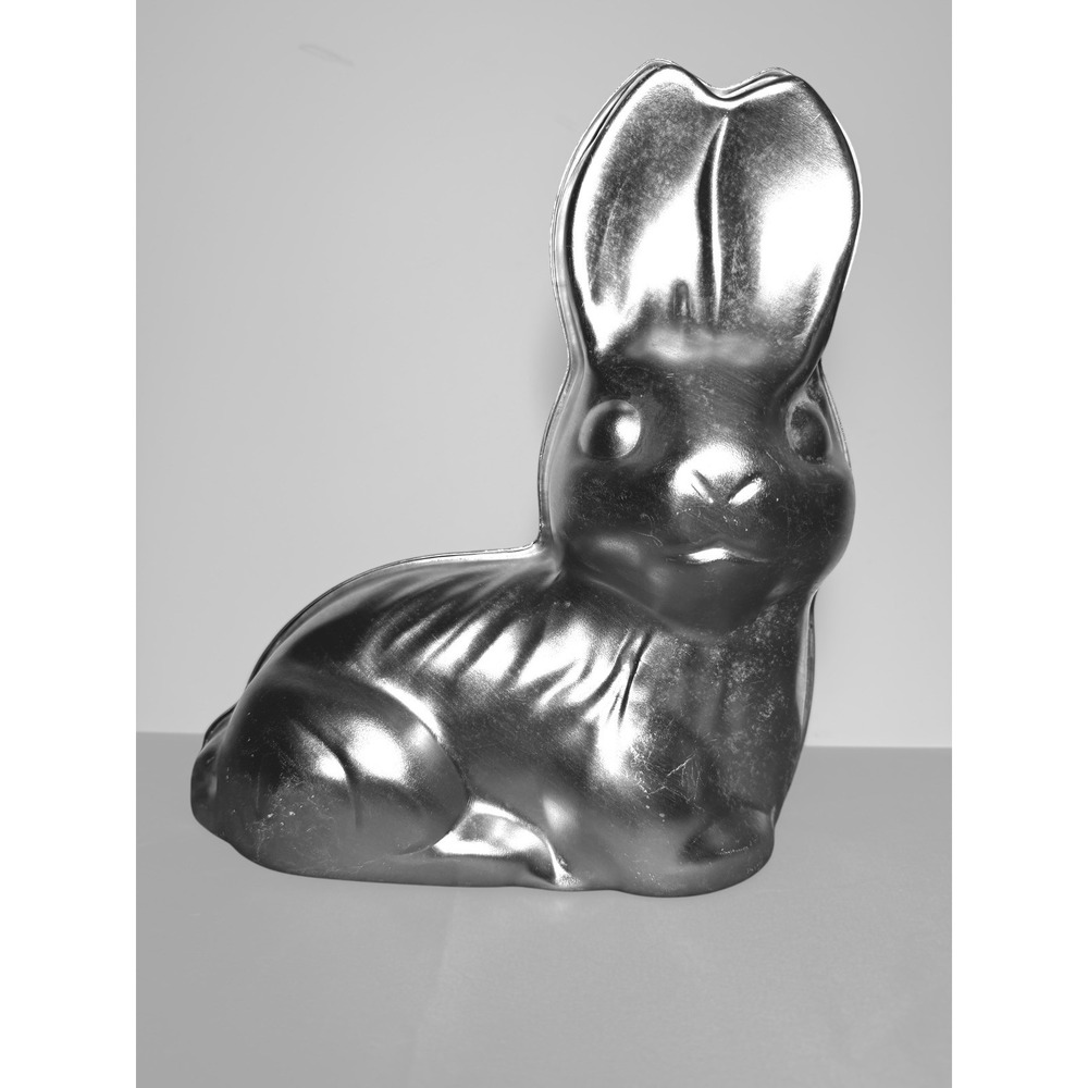 Vintage WILTON Bunny Cake Pan Mold Easter Egg Bow Tie 2 Piece - Picture 1 of 5